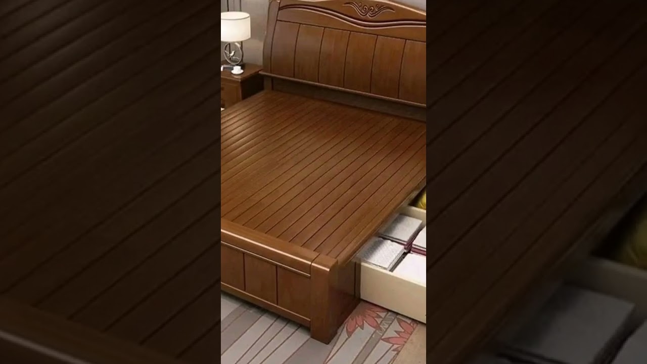 Live bedroom furniture design double bed ! simple Wooden furniture 2022 Pakistan 🇵🇰 03014214239