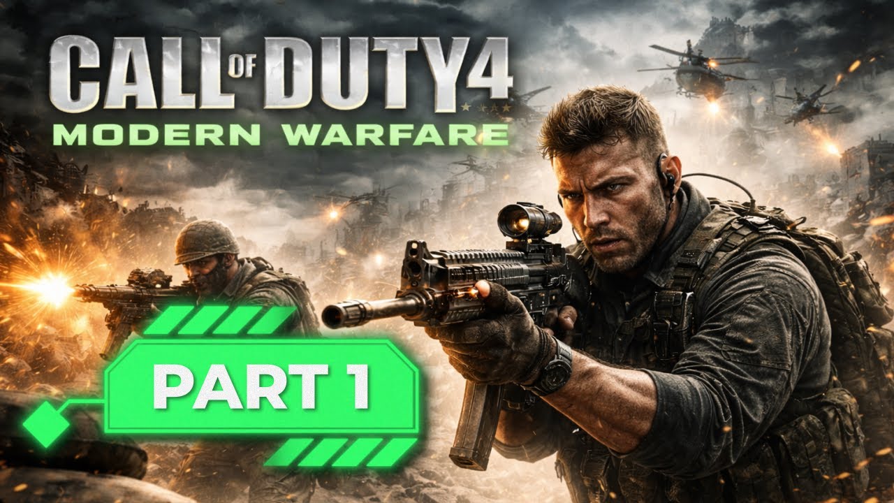 Call of Duty 4: Modern Warfare Gameplay Walkthrough Part 1 - No Commentary