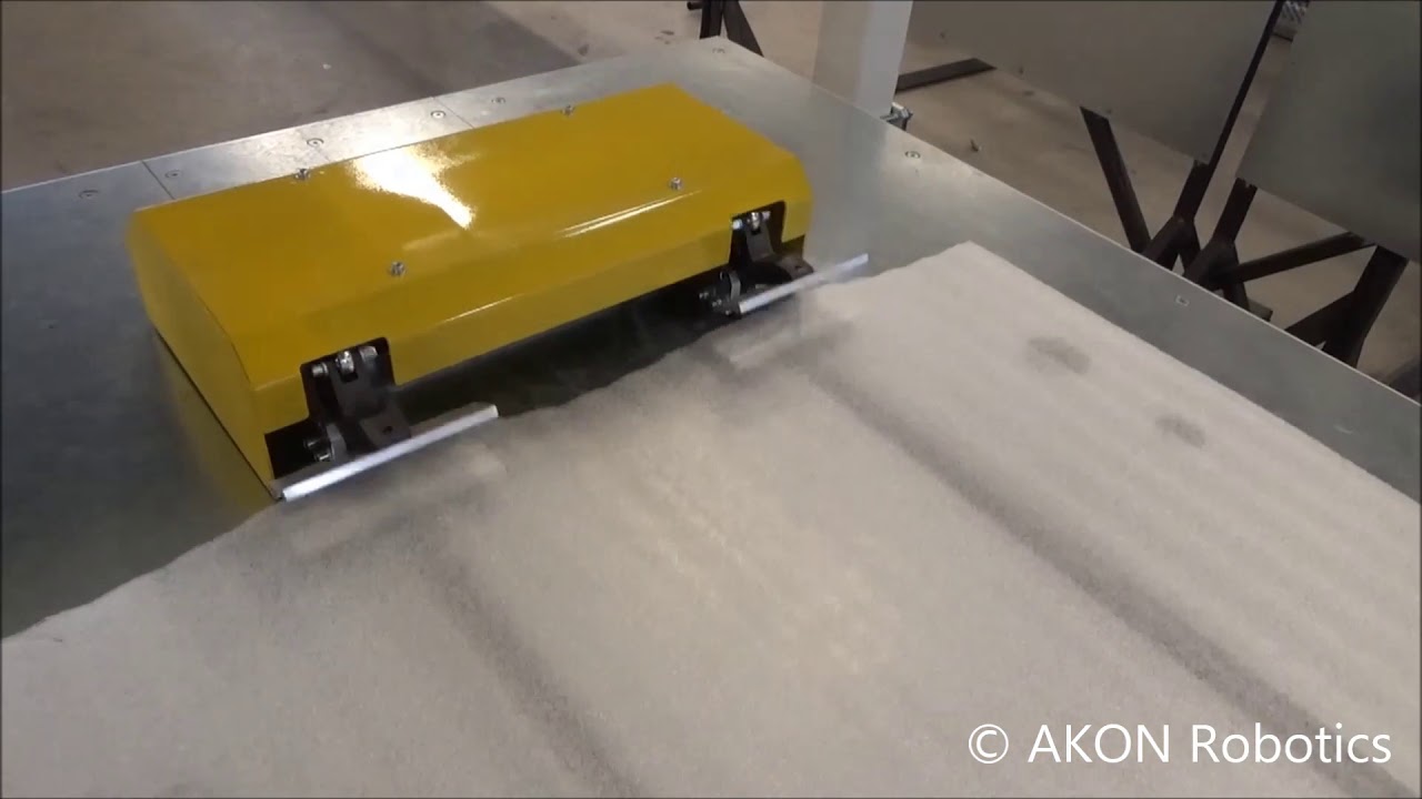 Vollautomatischer Folienschneider mit Folienhandling