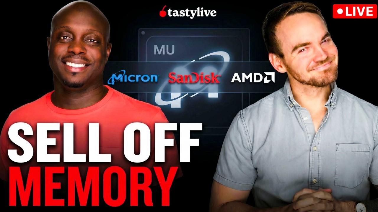 Massive Micron, Memory Stock Sell Off Ahead of Earnings | June 23 LIVE TRADING