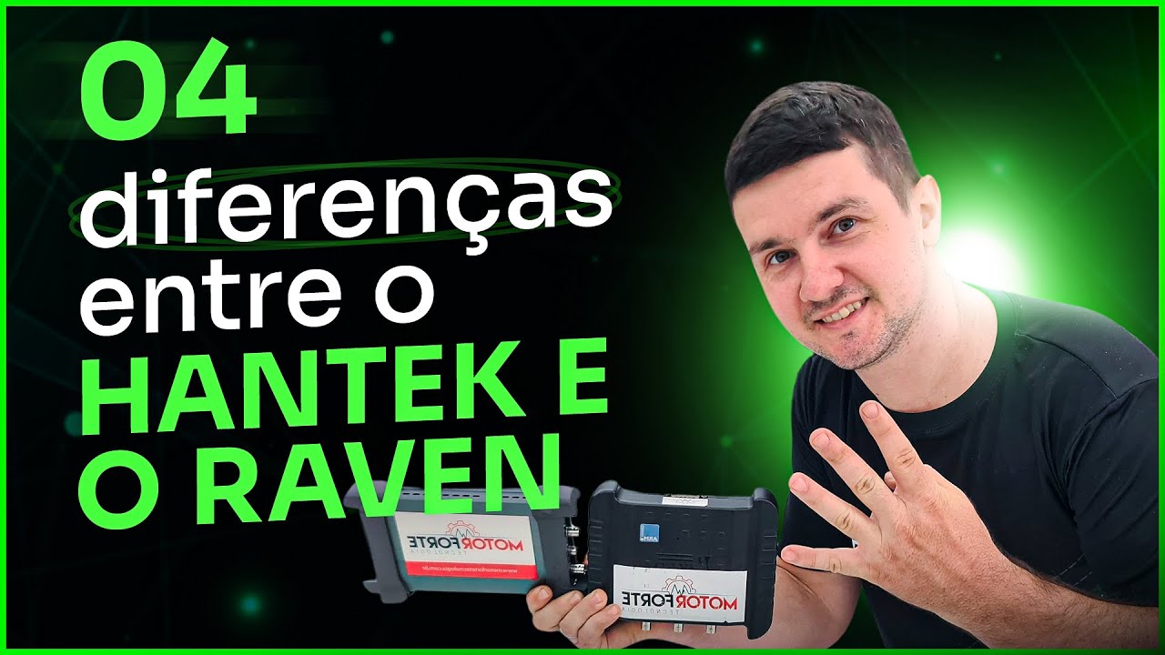4 Diferenças Entre Osciloscópio Hantek 6074 e o Osciloscópio da Raven