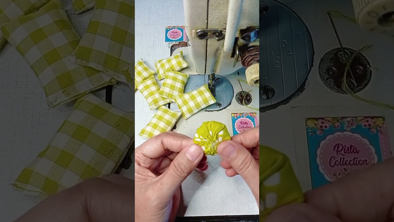 Title:Easy Fabric Flower Hair Tie Tutorial |DIY