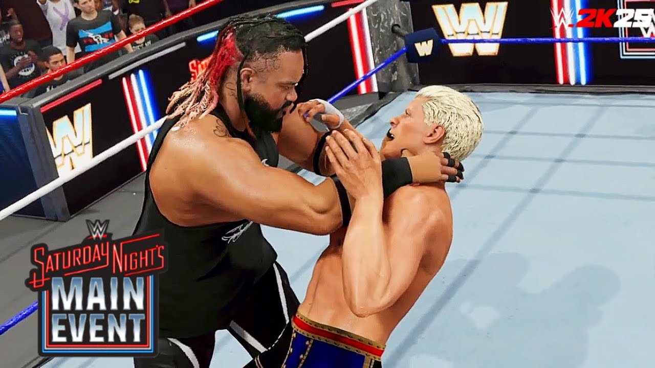 WWE 2K25: Коди Роудс против Джейкоба Фату | Основные моменты прогноза на Saturday Night's Main Ev...