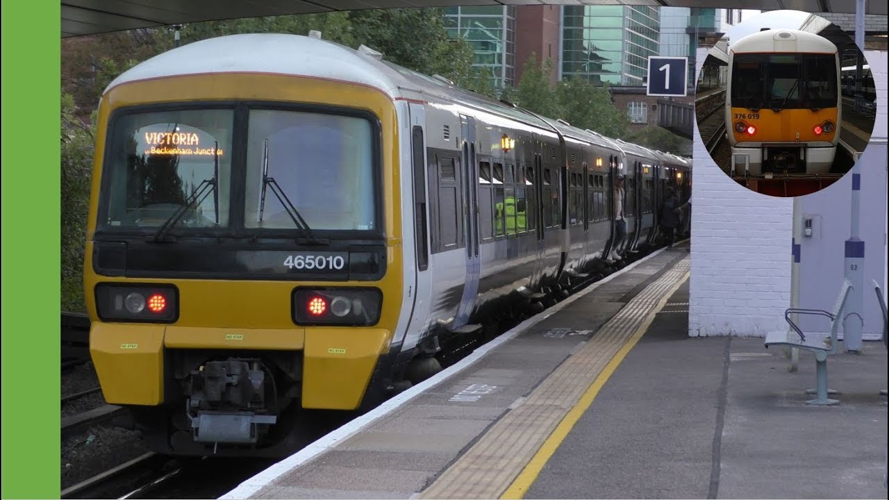 Trains at Bromley South