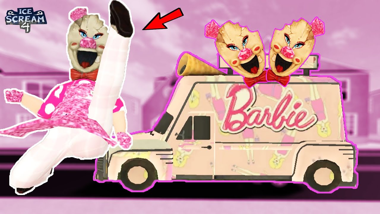 KÖTÜLER KÖTÜSÜ ROD BARBiE OLDU 😱 Ice Scream 4 Rod's Factory