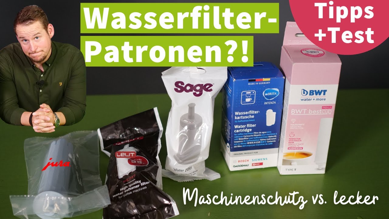 Wasserfilterkartuschen und Steckfilter im Kaffee-Test