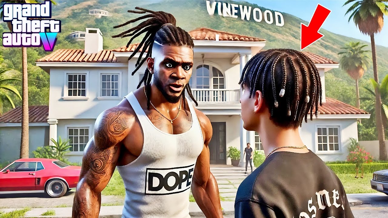 😱Meet Franklin's SECRET Son Jamar-GTA 5 Real Life Teen Mod Remastered Season 1 Episode 2