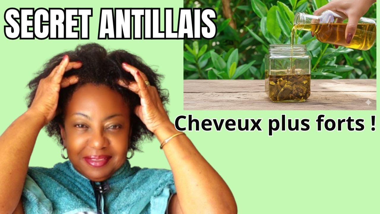 Cheveux qui tombent apr&egrave;s 50 ans ? Cette huile antillaise change tout
