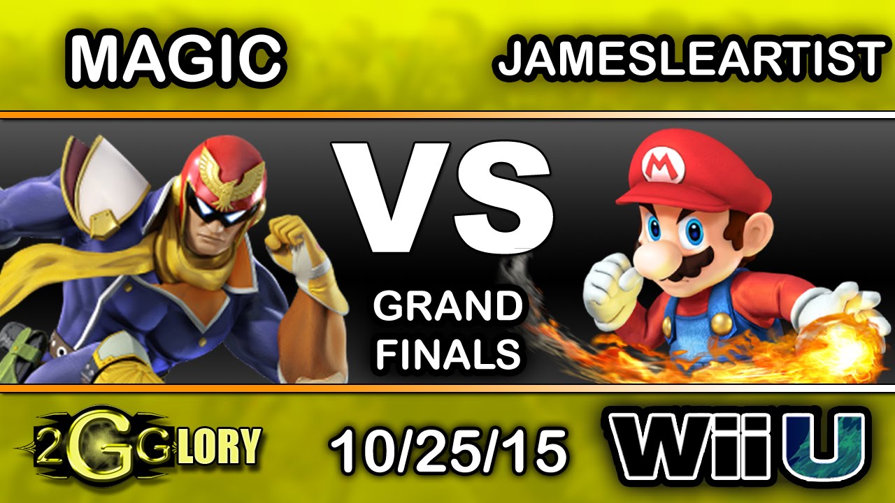 2GGlory #3 &ndash; MaGiC (Captain Falcon) Vs. JamesLeArtist (Mario) Grand Finals - Smash Wii U