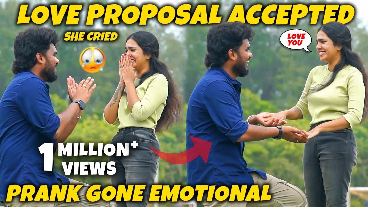She Cried😭Best Proposal Ever❤️Prank Gone Emotional💔 @Nellai360