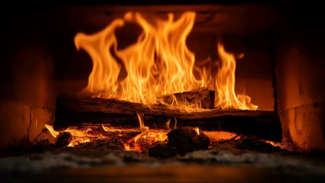 Cozy Fireplace Ambience | Warm Fire Sounds for Relaxation & Sleep
