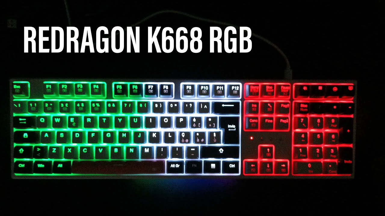 Redragon K668 RGB Review 🔥 108 Keys Mechanical Gaming Keyboard