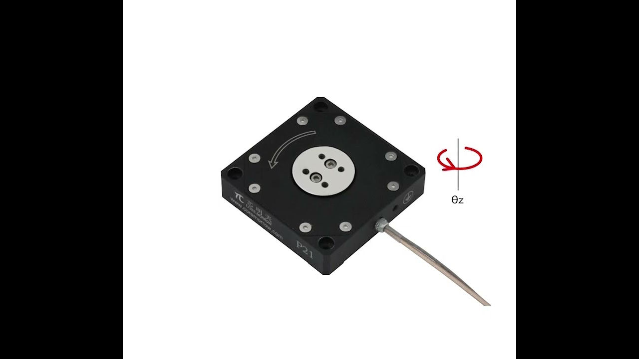 S21 Piezo Rotation Stage Drives 0.1kg Lens for Precise Z-Rotation