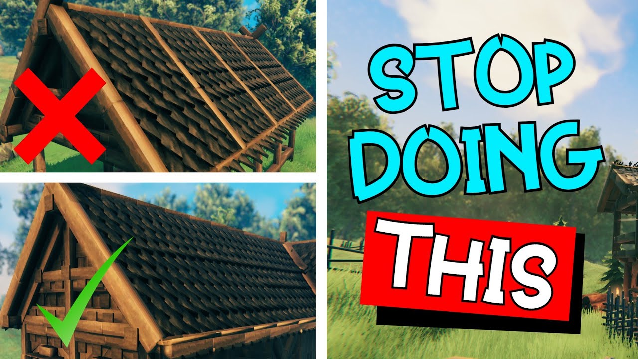 TOP 3 Building Tips For Your Roofs! | Valheim