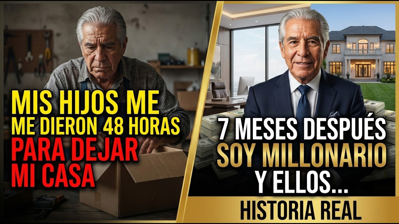 MIS HIJOS ME DIERON 48 HORAS PARA ABANDONAR MI CASA… NO SABÍAN QUE YO YA LOS HABÍA VENCIDO