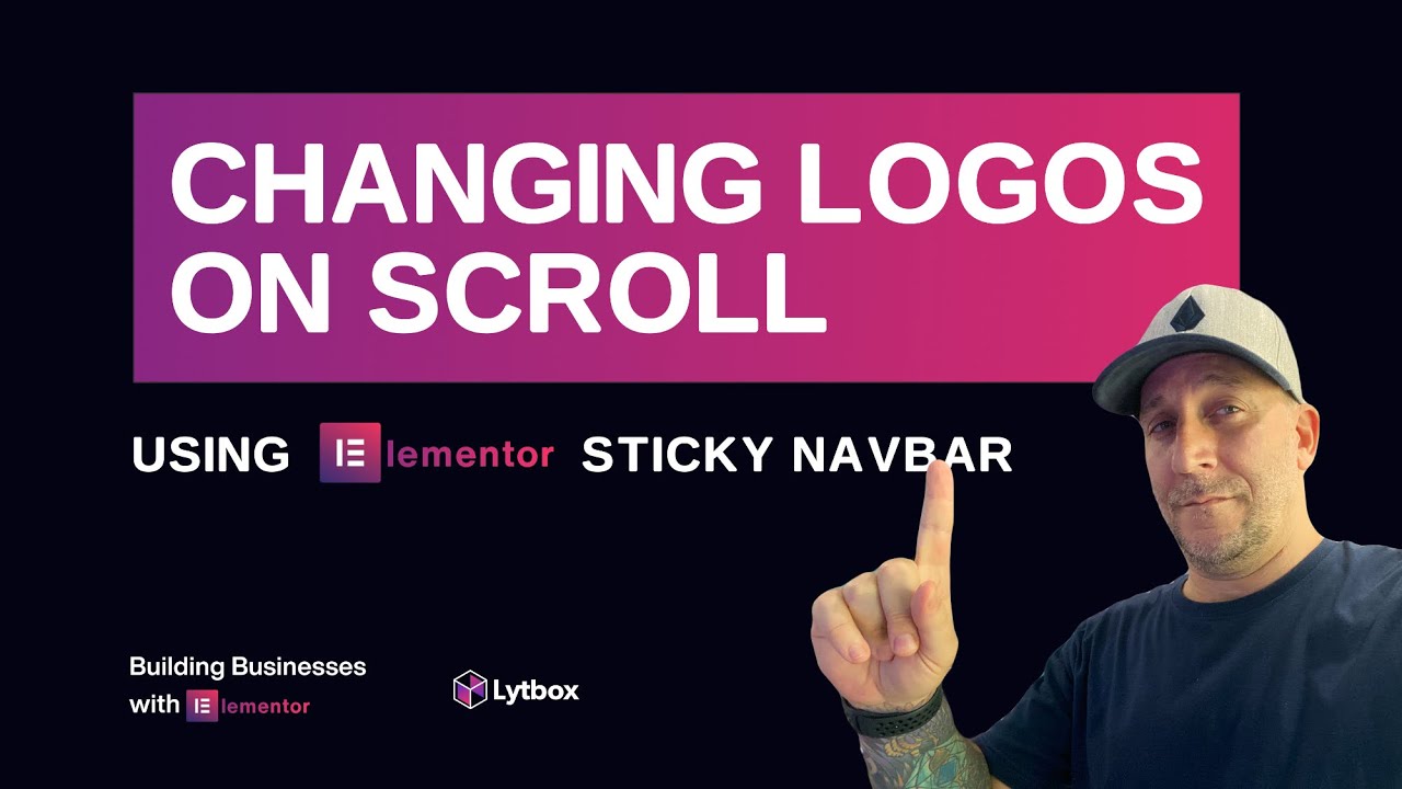 How To Change Logos On Scroll With Elementor 2020