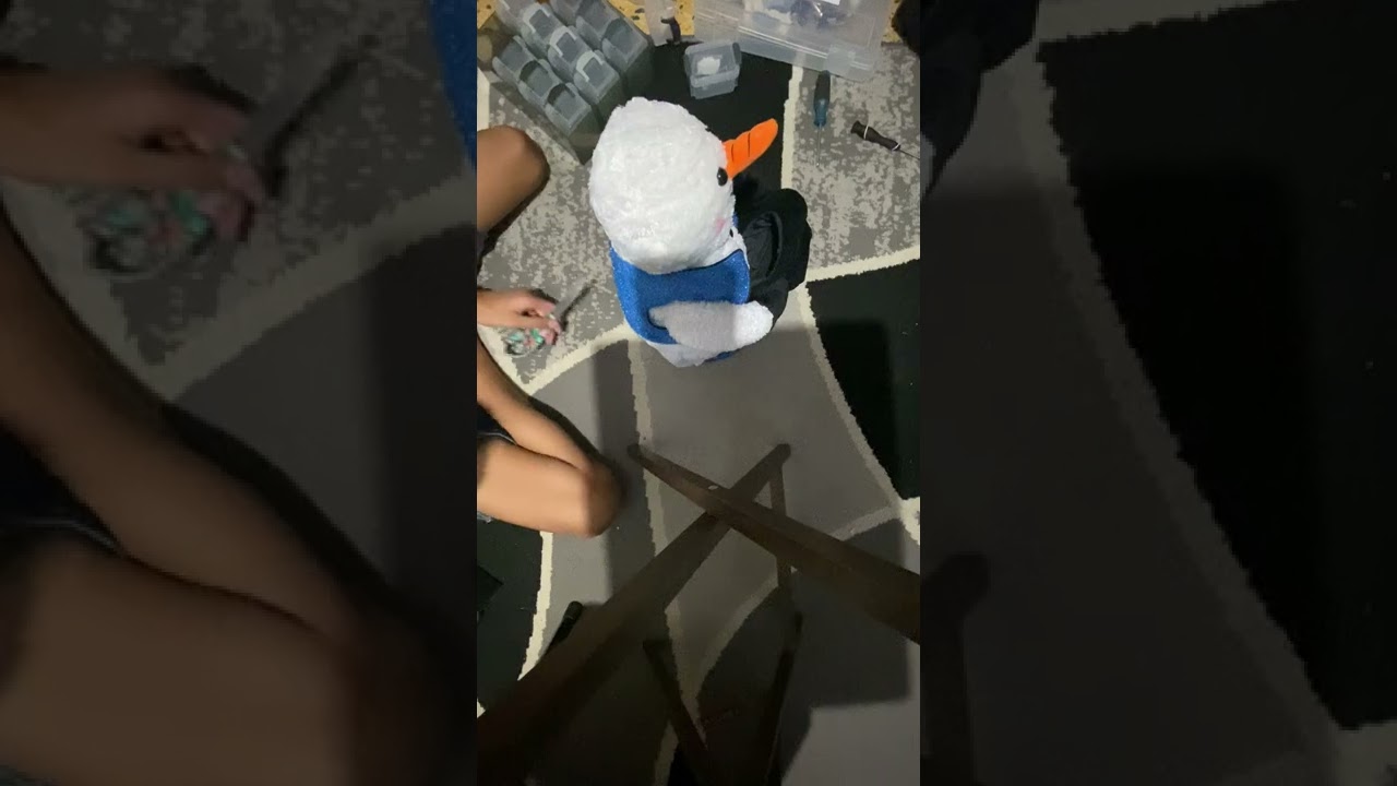 Spinning snowflake snowman restoration part 1