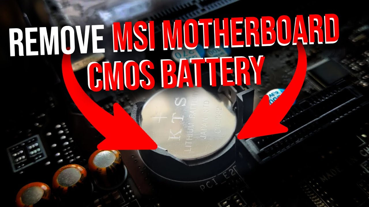 How to remove MSI Motherboard CMOS Battery Latch (2026)
