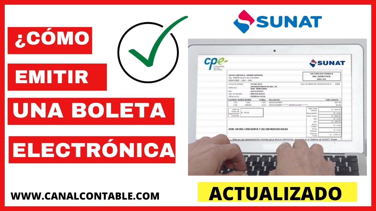 🔥COMO EMITIR UNA BOLETA DE VENTA ELECTRONICA SUNAT CORRECTAMENTE✅-POR INTERNET