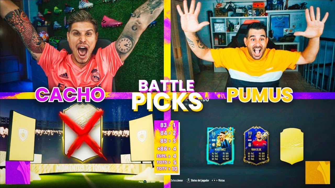 LA BATALLA DE PLAYER PICKS CHETADOS DISCARD CHALLENGE!!! | FIFA 20