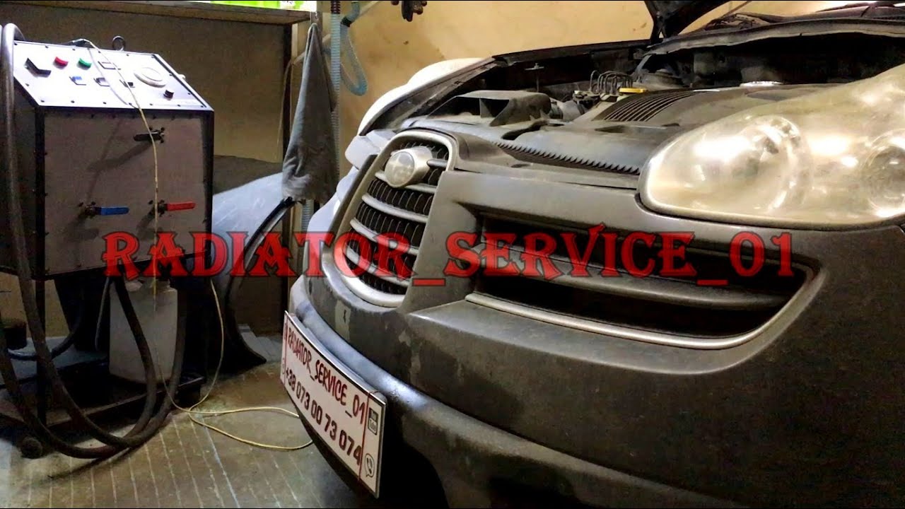 От А до Я Промывка печки Subaru Tribeca Промивка радіатора обігрівача салону Субару Трибека Вінниця