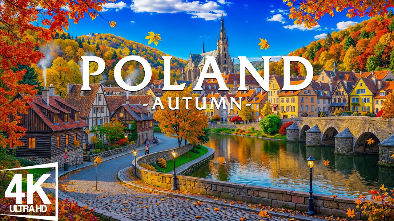 Autumn in Poland 4K 🍁 Tatra Mountains, Krak&oacute;w Old Town, Masurian Lakes bathed in Cozy Fall Vibes