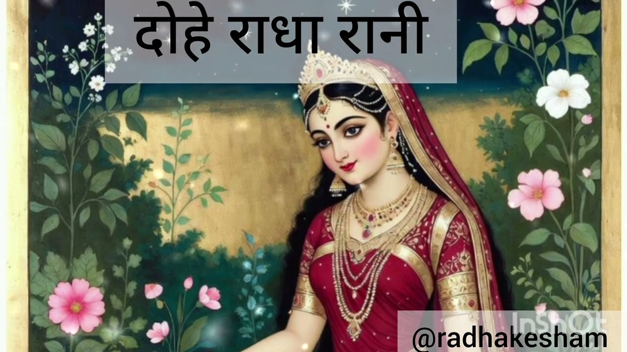 🙏दोहे राधा रानी 🙏राधा नाम से सब  बाधाएँ दूर होती है ll