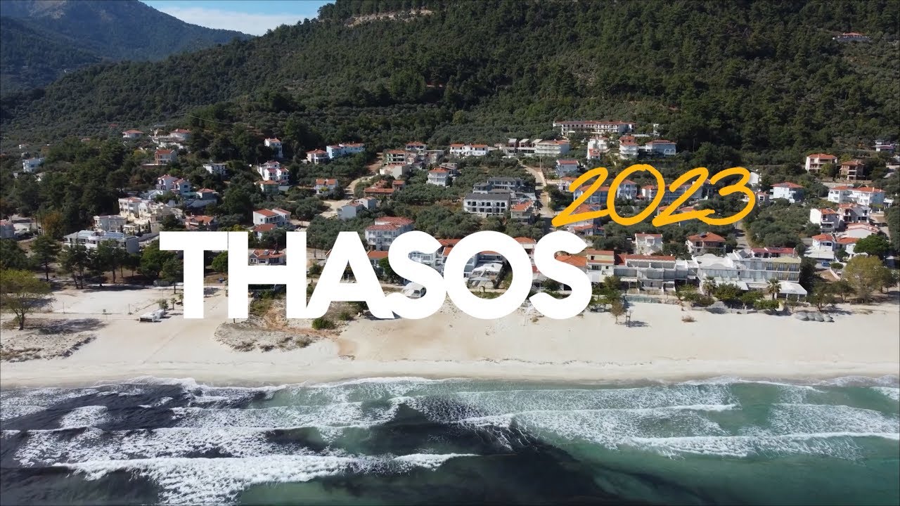 Thasos,Greece 2023 Summer Vacation | Scala Potamia | Golden Beach | Villa Kathrin | Limenas | Island