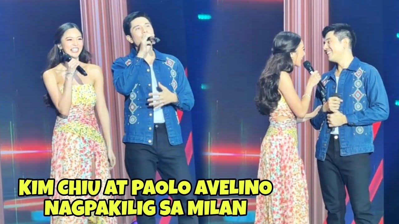KIM CHIU AT PAULO AVELINO NAGPAKILIG SA MILAN, BIRIUAN NILA KIM PATOK SA MGA FANS