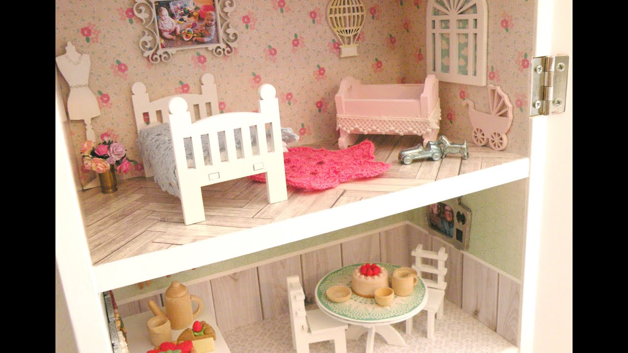 Altered Dollhouse Cabinet - SaCrafters