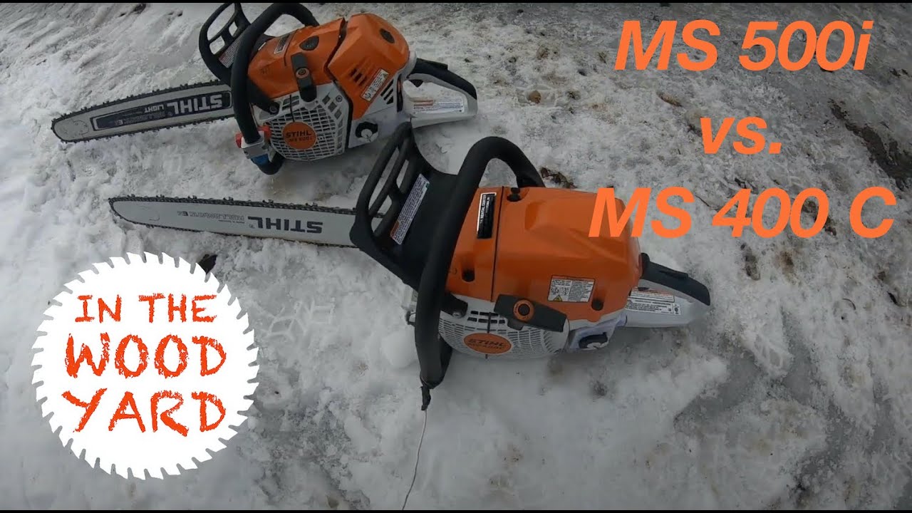 Stihl MS 500i против Stihl MS 400 C