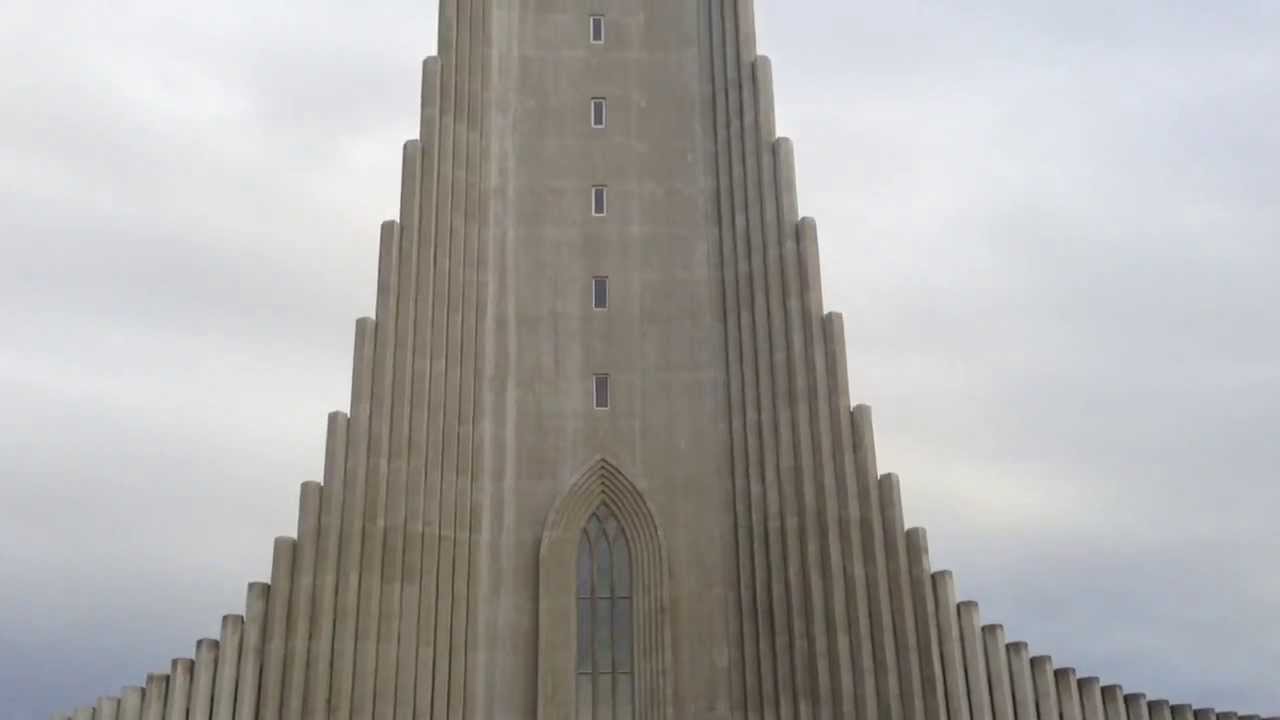 Hallgrimskirkja bell tolls - Reykjavik, Iceland