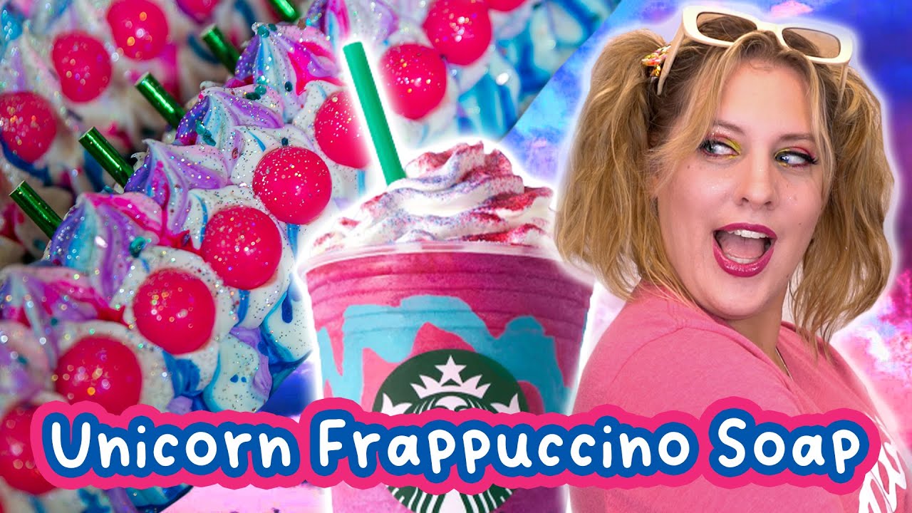 I Made a Unicorn Frappuccino-Inspired Soap | Royalty Soaps