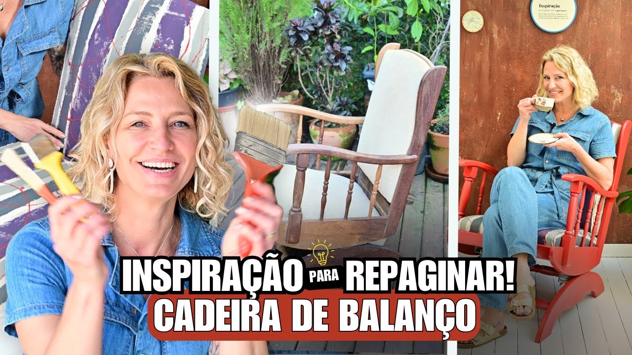 Repaginei uma Cadeira de Balanço Antiga!