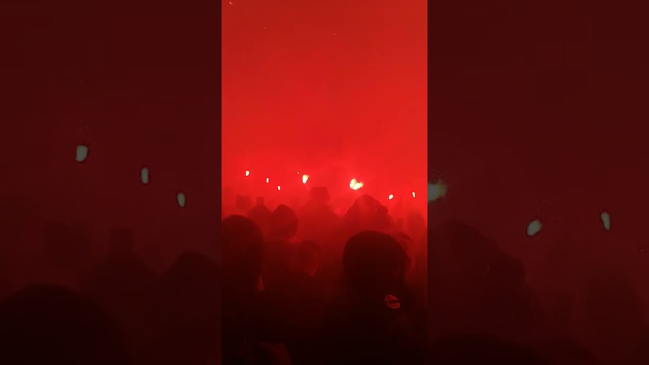 Wir feiern.... R&uuml;ckkehr FC K&ouml;ln Ultras bei Union Berlin Pyro