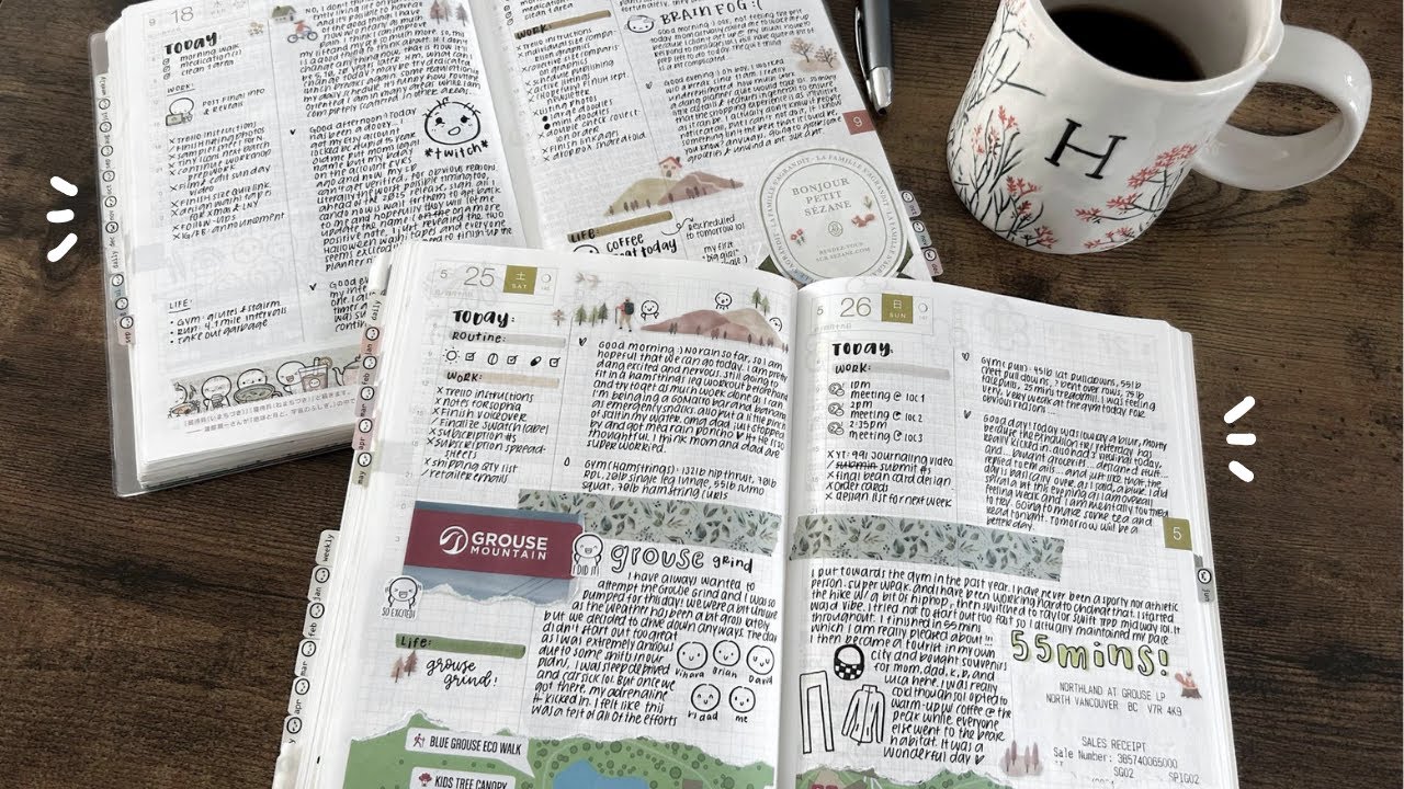 366 Days Of Journaling | Hobonichi Cousin Daily Pages