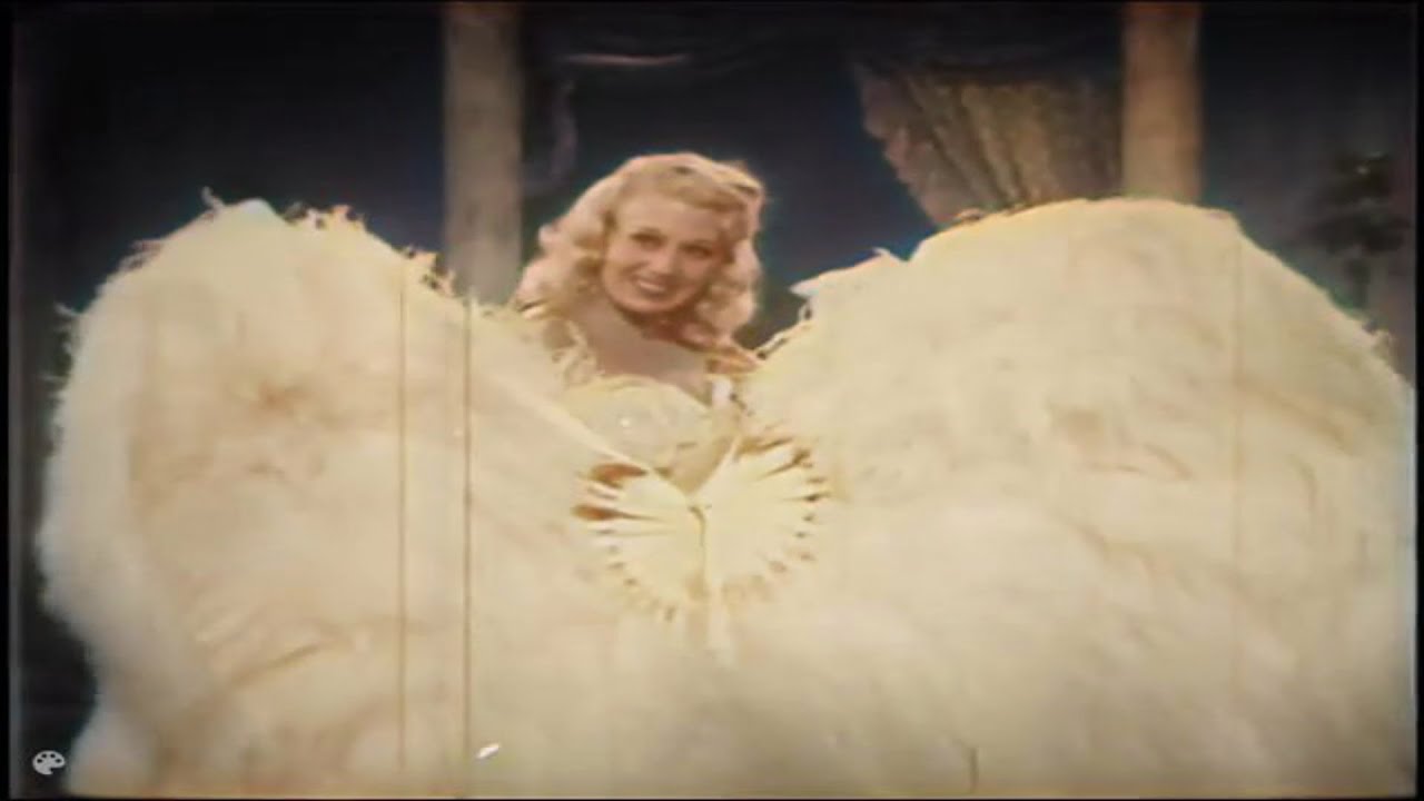 Faith Bacon - A Lady With Fans plus film clip (1940s)