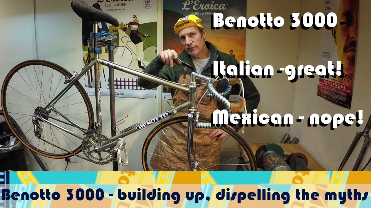 Benotto 3000 racing bike - build up and dispelling some of those Benotto myths...