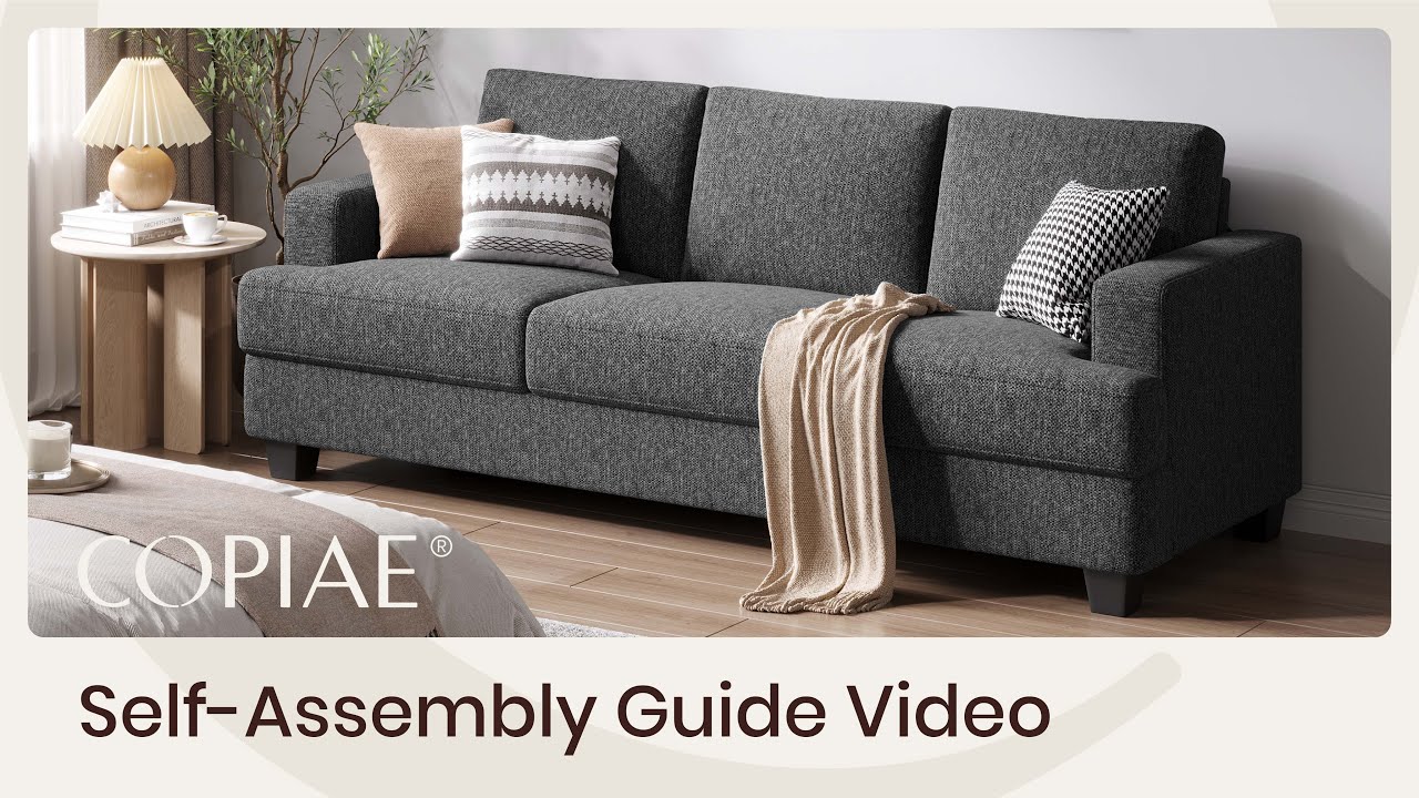 COPIAE 89 Inch Sofa with Extra Deep Seats Oversize