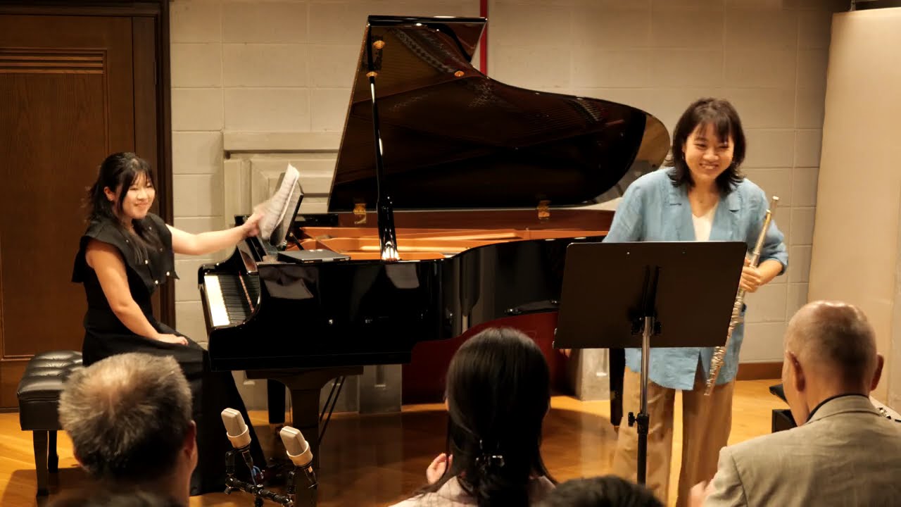 G.P.テレマン／ソナタ　ヘ長調　TWV41:F2      G.P.Telemann／Sonata  Fmajor TWV41:F2  フルート久斗理恵　ピアノ中桐美結
