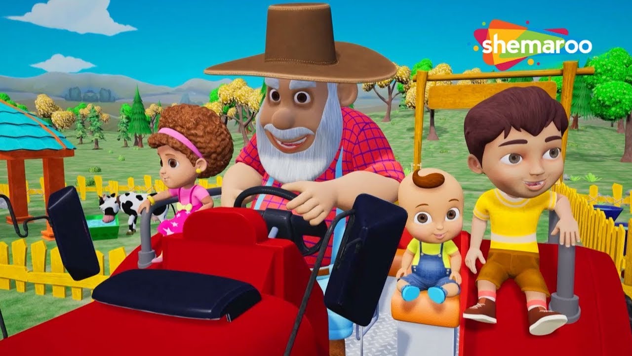 Old Macdonald 3D Rhymes | English Rhyme for Kids | Baby Song | Shemaroo Kids