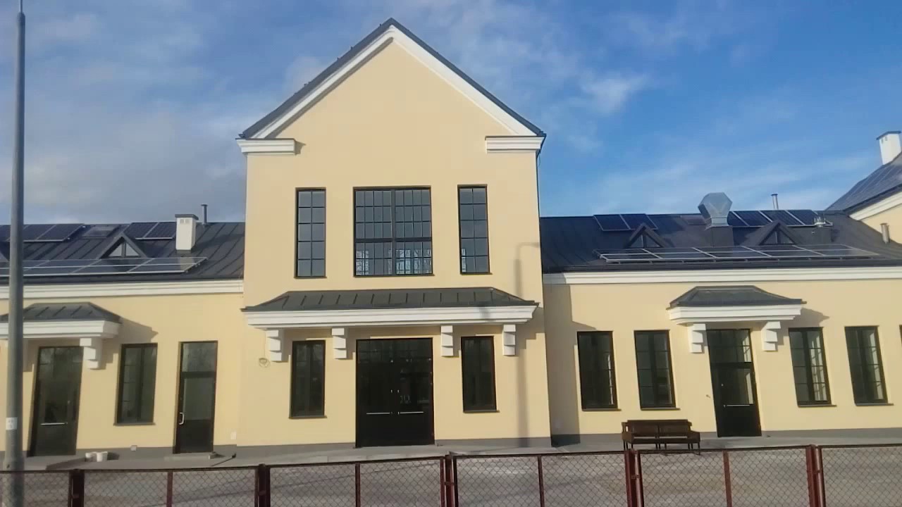 Dworzec kolejowy w Zamościu, po remoncie.