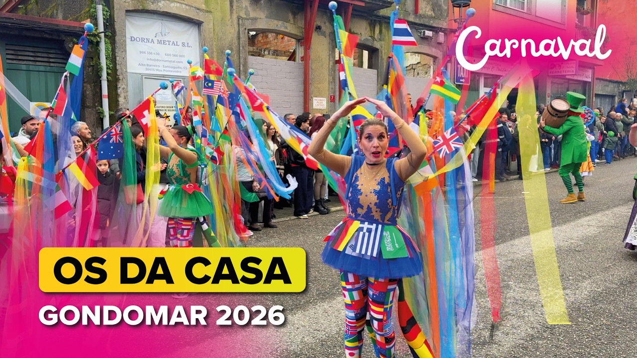 Comparsa Asociación OS DA CASA de San Andrés de Comesaña de VIGO 🥳 | CARNAVAL de Gondomar 2026 🎭