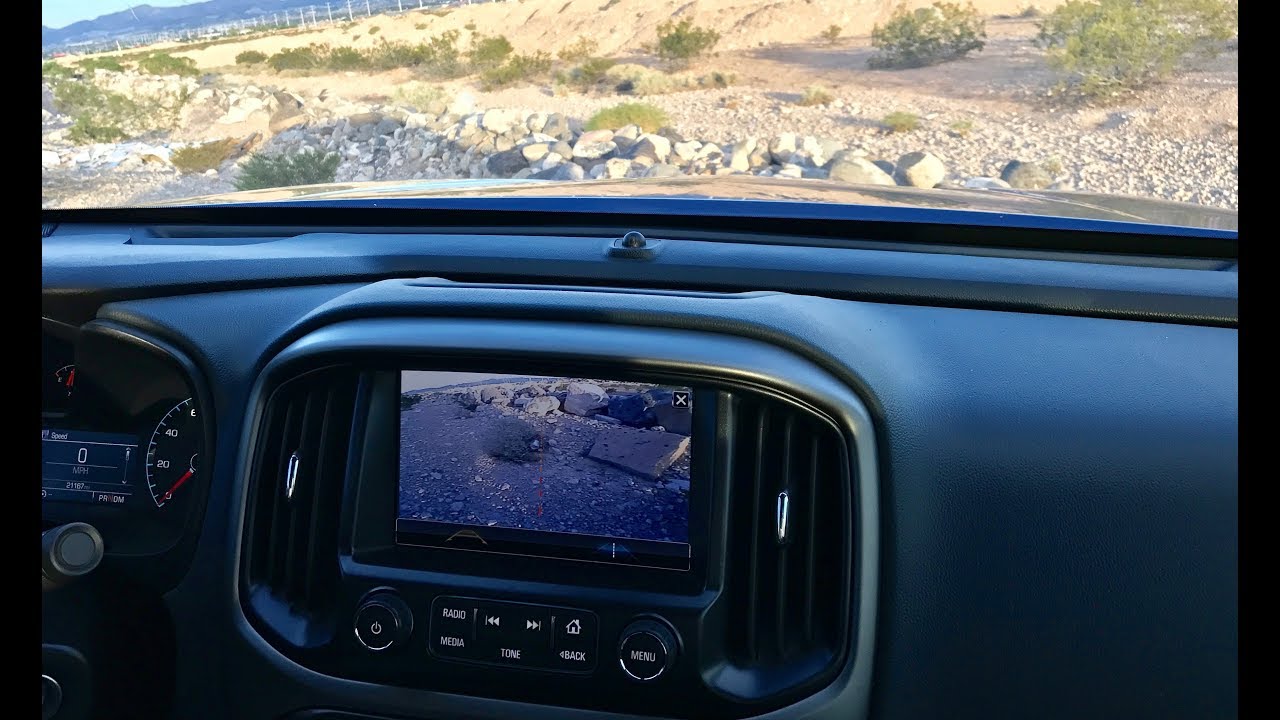 Chevrolet Colorado/GMC Canyon front Camera and Navigation install
