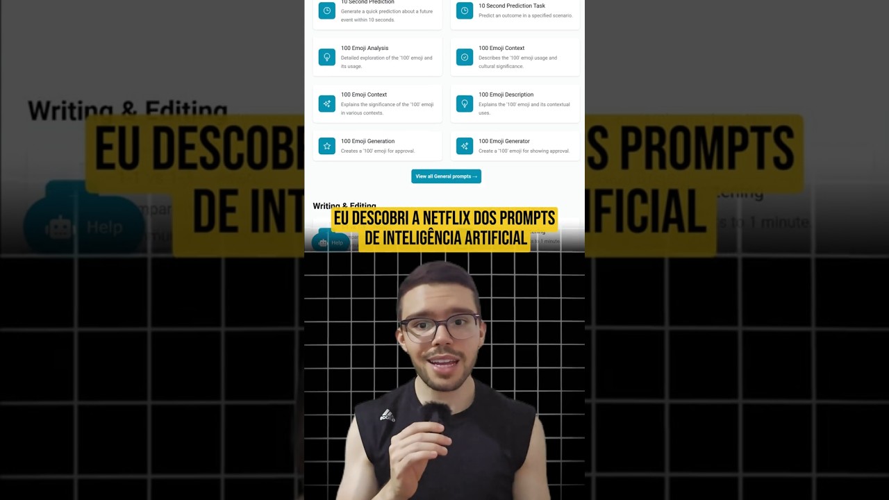Descobri a NETFLIX dos PROMPTS de Inteligência Artificial