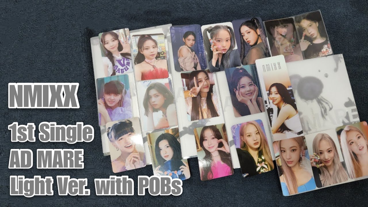 [Unboxing] NMIXX - AD MARE 1st Single Album [Light Ver] with POBs