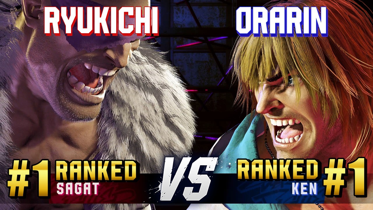 SF6 ▰ RYUKICHI (#1 Ranked Sagat) vs ORARIN (#1 Ranked Ken) ▰ High Level Gameplay