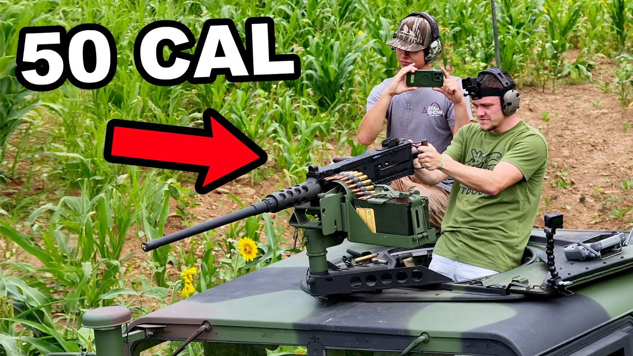 We Got a Humvee with a 50 Cal on Top!