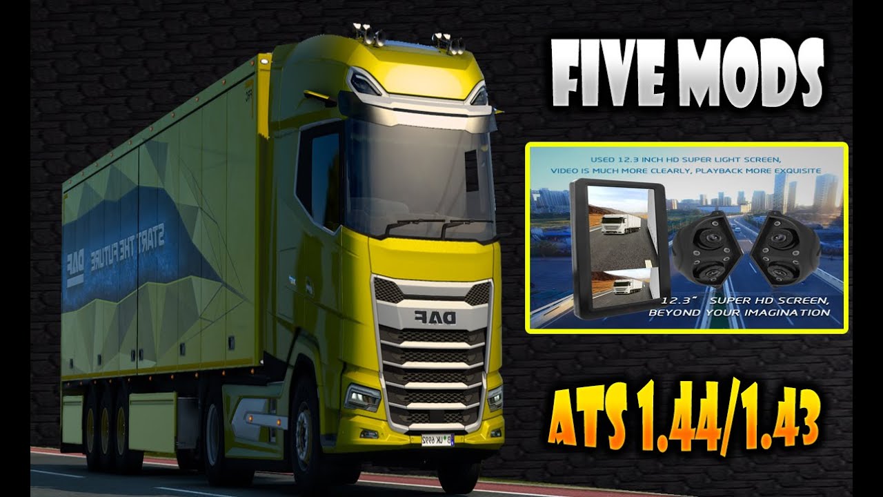 Top 5 Must Have ETS2 1.45 to 1.43 Mods Released for You | ETS 2 Mods