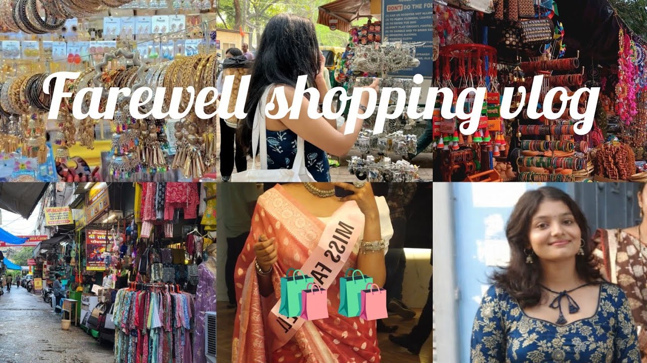 Farewell shopping vlog 🛍️🛍️🛍️🛍️